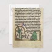 ロイページの文字とイラストレーション ポストカード (正面/裏面)