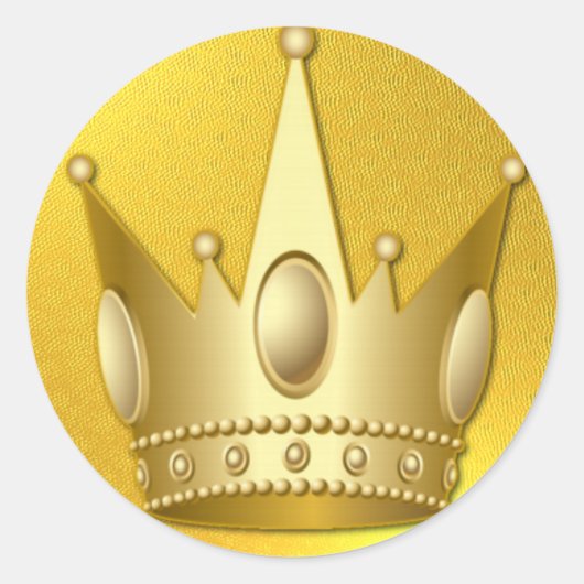 ロイヤリエレガントステッカー – SRF ラウンドシール (正面)