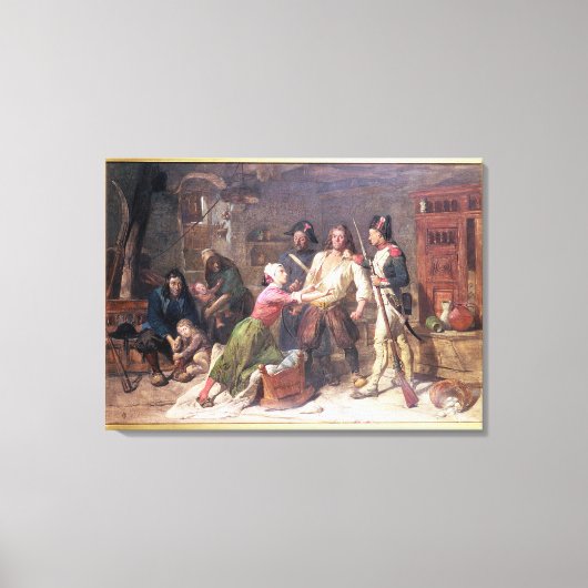 ロイヤリスト、c.1789 キャンバスプリント (正面)