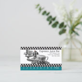 ロイヤリティのコーヒー二重パンチカード ロイヤリティカード (スタンド正面)