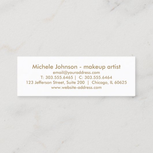 ロイヤリティのパンチカード-そうピンクのグリッターおよび白3 ロイヤリティカード (裏面)