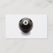 ロイヤリティのビリヤードの穿孔器8の球8のビリヤード場カード ロイヤリティカード (裏面)