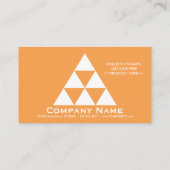 ロイヤリティのピラミッドのスタンプカード(カスタマイズ可能な色) ロイヤリティカード (裏面)