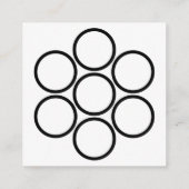 ロイヤリティの報酬の正方形を一周します ロイヤリティカード (裏面)