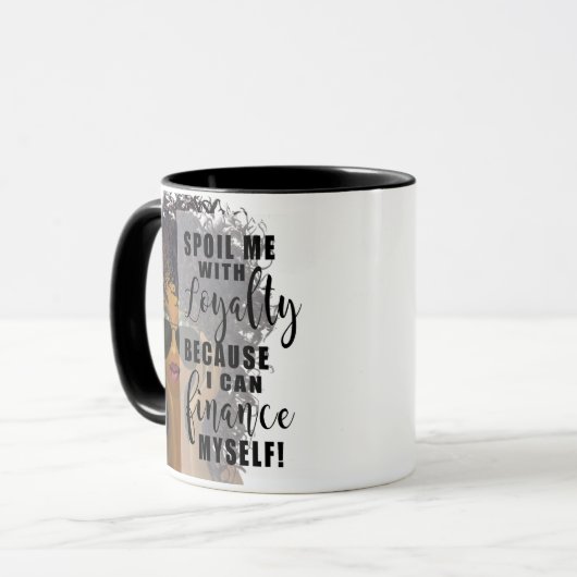 ロイヤリティの権限委譲との私をだめにして下さい マグカップ (正面左)