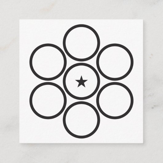 ロイヤリティの理髪店の砂糖のスカル ロイヤリティカード (裏面)