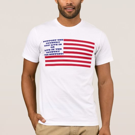 ロイヤリティの誓い:祖国と共に Tシャツ (正面)
