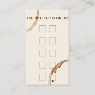 ロイヤリティはカードcoffeeshopのカフェに報酬を与えます 名刺