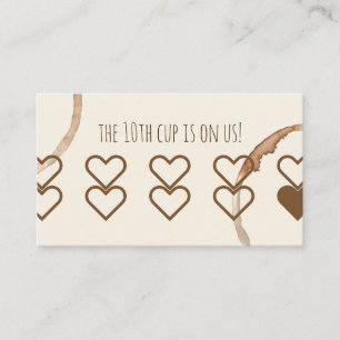 ロイヤリティはカードcoffeeshopのカフェに報酬を与えます 名刺