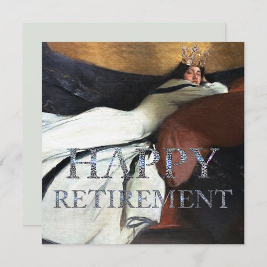 ロイヤリティは幸せな退職 (正面/裏面)