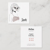 ロイヤリティは美しいものバラ金ゴールドID554 ロイヤリティカード (正面/裏面)