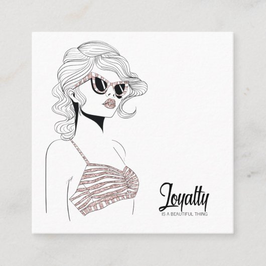 ロイヤリティは美しいものバラ金ゴールドID554 ロイヤリティカード (正面)