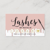 ロイヤリティを滴らせる鞭のメーキャップアーティストのばら色の金ゴールド ロイヤリティカード (正面)