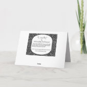 ロイヤリティウォルブグリーティングカード カード (裏面)