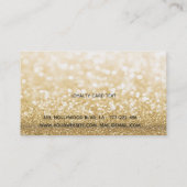 ロイヤリティカードのシックなキラキラのフィルムストリップ爪、 ネイル ロイヤリティカード (裏面)