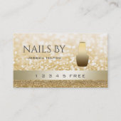 ロイヤリティカードの輝く《写真》ぼけ味明るい爪、 ネイルポーランド ロイヤリティカード (正面)