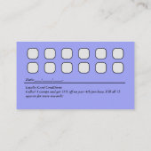 ロイヤリティカードの顧客保持戦略 名刺 (裏面)