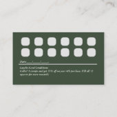 ロイヤリティカードの顧客保持戦略 名刺 (裏面)