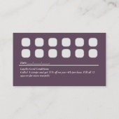 ロイヤリティカードの顧客保持戦略 名刺 (裏面)