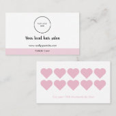 ロイヤリティカードの顧客保持戦略 名刺 (正面/裏面)