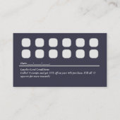 ロイヤリティカードの顧客保持戦略 名刺 (裏面)