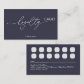 ロイヤリティカードの顧客保持戦略 名刺 (正面/裏面)