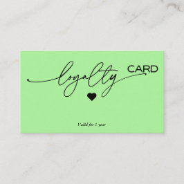 ロイヤリティカードの顧客保持戦略 名刺