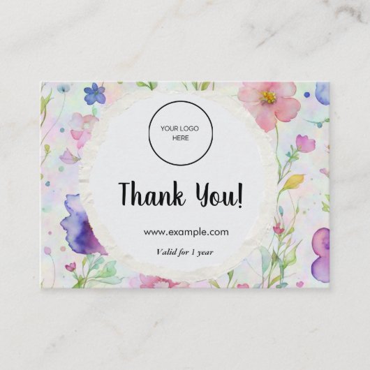 ロイヤリティカードの顧客保持戦略 名刺 (正面)