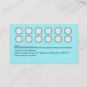 ロイヤリティカードの顧客保持戦略 名刺 (裏面)