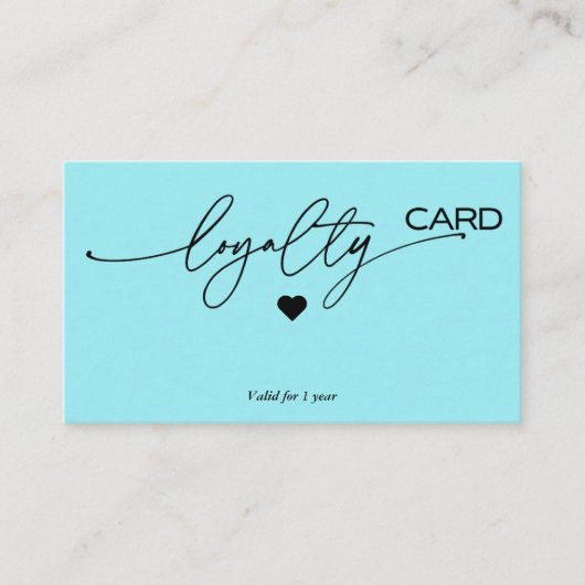 ロイヤリティカードの顧客保持戦略 名刺 (正面)