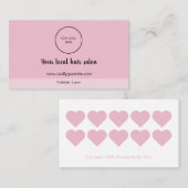 ロイヤリティカードの顧客保持戦略 名刺 (正面/裏面)