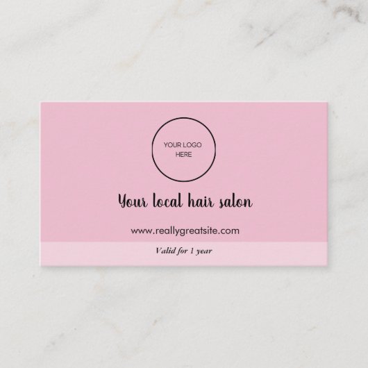 ロイヤリティカードの顧客保持戦略 名刺 (正面)