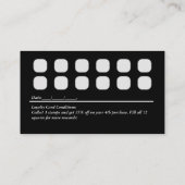 ロイヤリティカードの顧客保持戦略 名刺 (裏面)