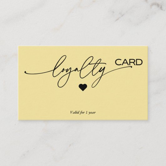 ロイヤリティカードの顧客保持戦略 名刺 (正面)