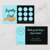 ロイヤリティカードの顧客保持戦略 名刺 (正面/裏面)