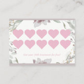 ロイヤリティカードの顧客保持戦略 名刺 (裏面)