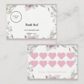 ロイヤリティカードの顧客保持戦略 名刺 (正面/裏面)