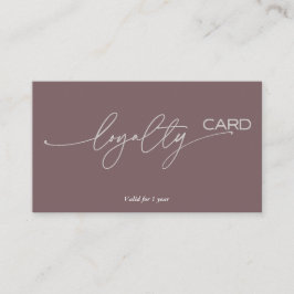 ロイヤリティカードの顧客保持戦略 名刺
