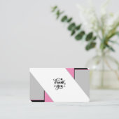 ロイヤリティカードの顧客保持戦略 名刺 (スタンド正面)