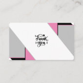 ロイヤリティカードの顧客保持戦略 名刺 (正面)