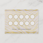 ロイヤリティカードの顧客保持戦略 名刺 (裏面)