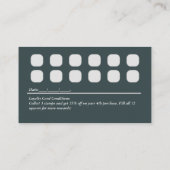 ロイヤリティカードの顧客保持戦略 名刺 (裏面)