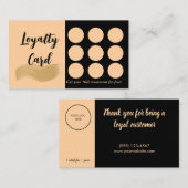 ロイヤリティカードの顧客保持戦略 名刺 (正面/裏面)