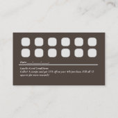 ロイヤリティカードの顧客保持戦略 名刺 (裏面)