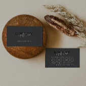 ロイヤリティカードテンプレート、白黒 ロイヤリティカード