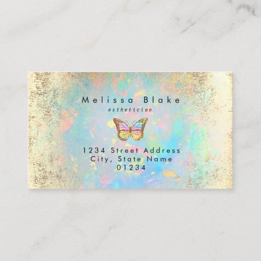 ロイヤリティカードバタフライ 名刺 (裏面)