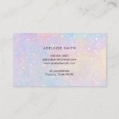 ロイヤリティカードパステルカラー抽象芸術 名刺 (裏面)