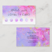 ロイヤリティカードパープルシェード 名刺 (正面/裏面)