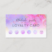ロイヤリティカードパープルシェード 名刺 (正面)