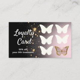 ロイヤリティカードフェイクグリッター 名刺